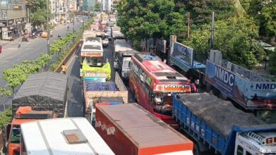 traffic jams in Hyderabad