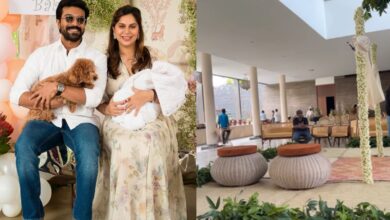 Ram Charan, Upasana's newborn's naming ceremony in Hyderabad