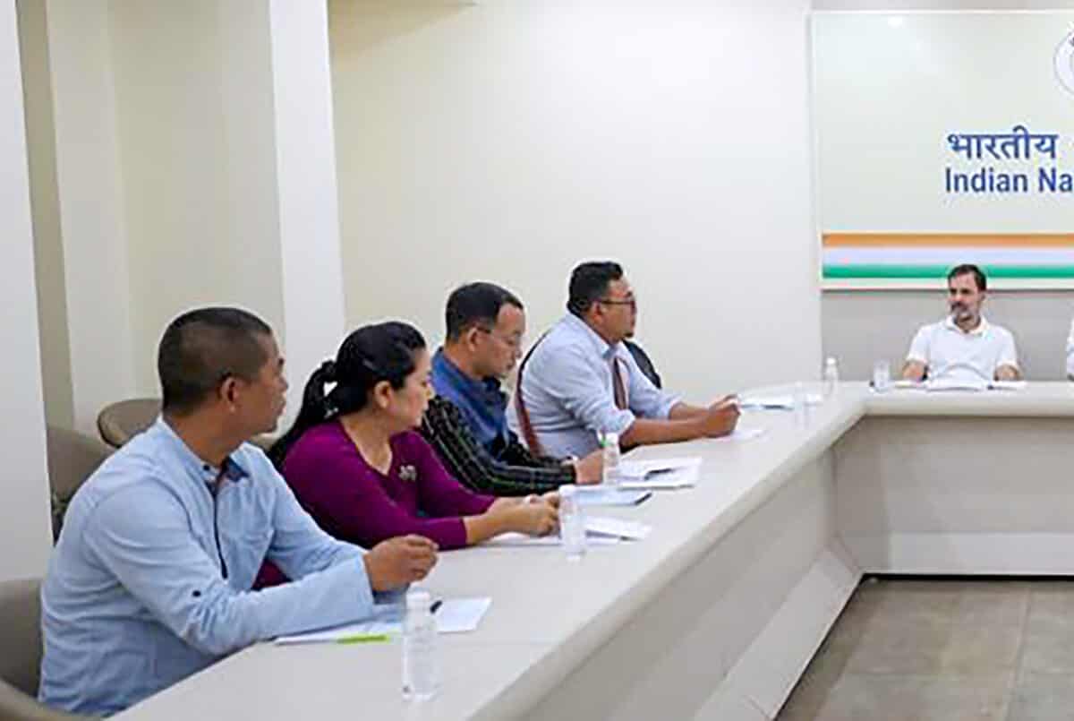 Kharge chairs meet with Mizoram Congress leaders