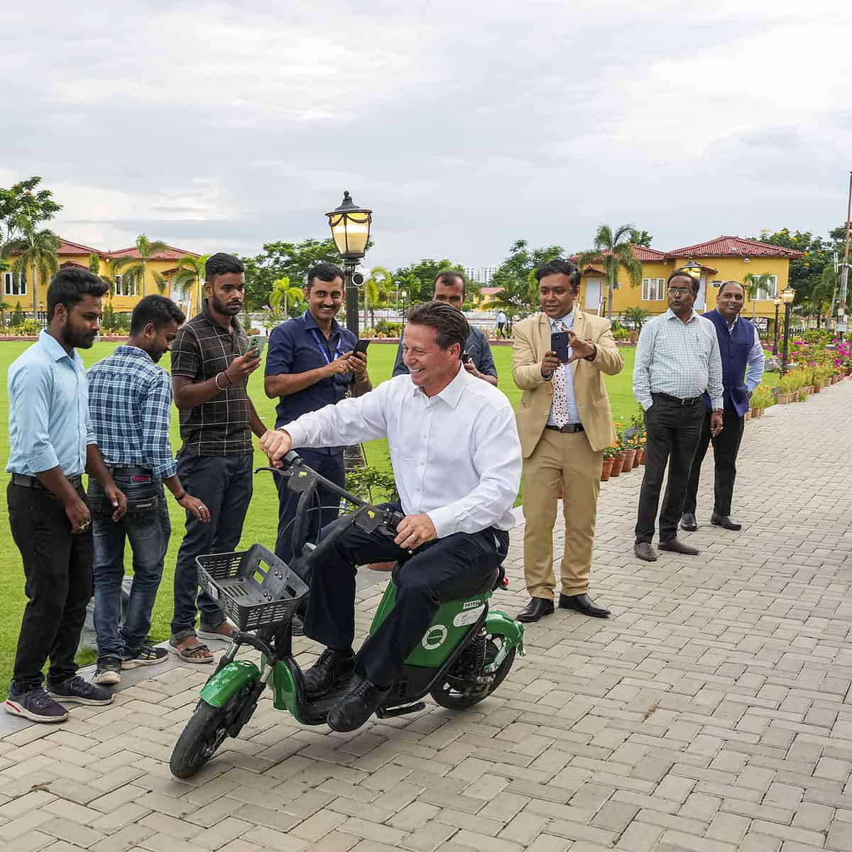 UK Minister Nigel Huddleston in Kolkata