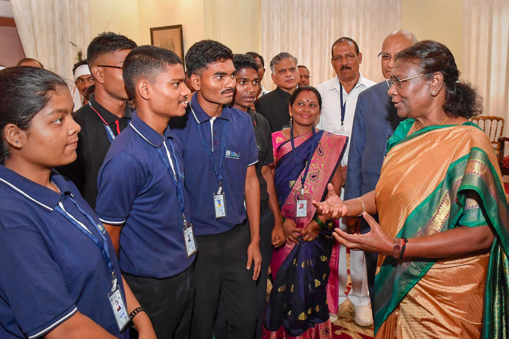 President Droupadi Murmu in Nagpur