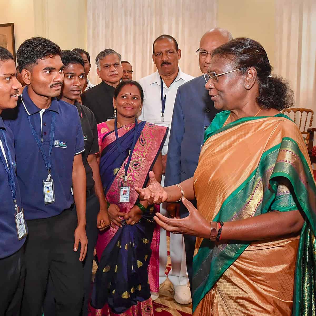 President Droupadi Murmu in Nagpur
