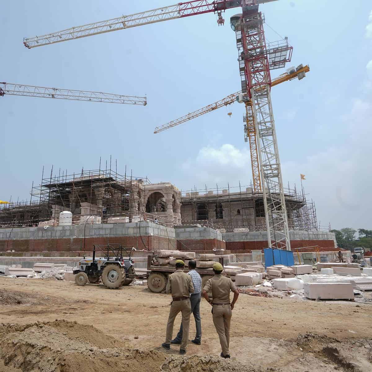 Shri Ram Janmbhoomi construction site