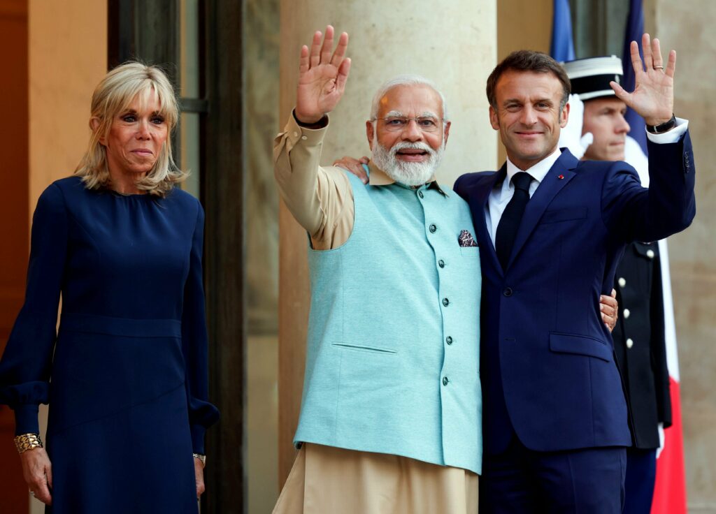 Prime Minister Narendra Modi in France