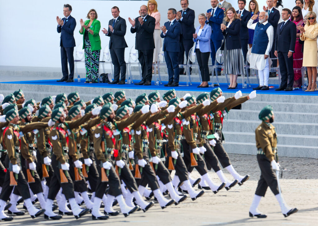 Prime Minister Narendra Modi at Bastille Day Parade in Paris