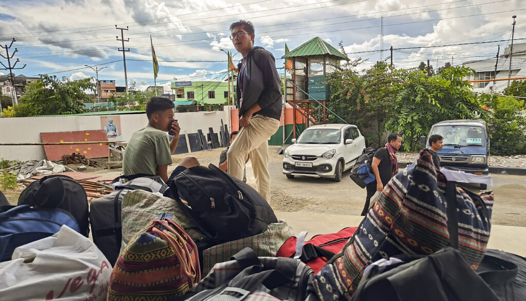 Meitei refugees from Mizoram in Manipur