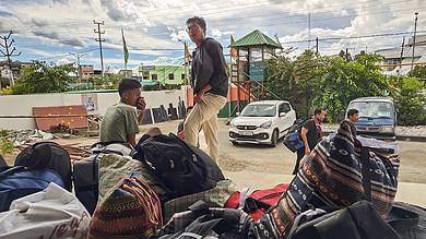 Meitei refugees from Mizoram in Manipur