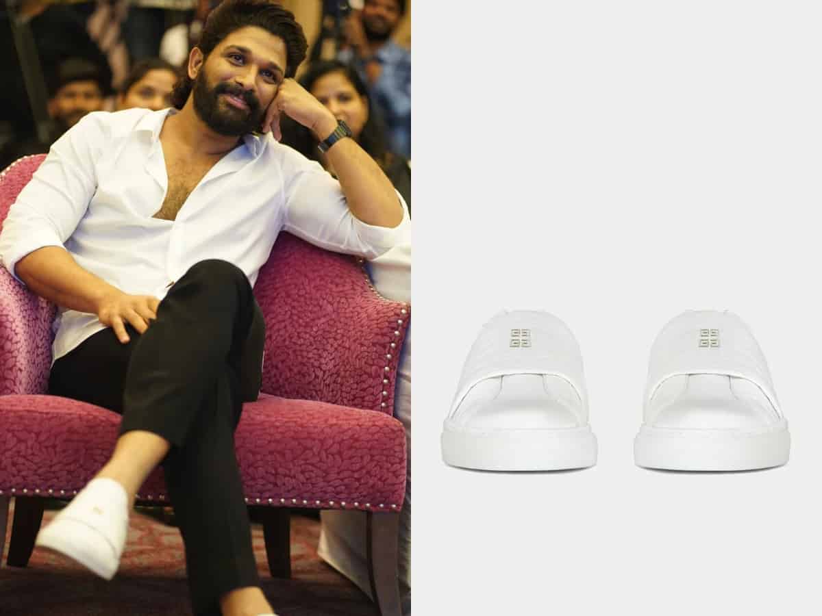 Allu Arjun's pricey shoes steal show at event in Hyderabad, they are worth Rs…