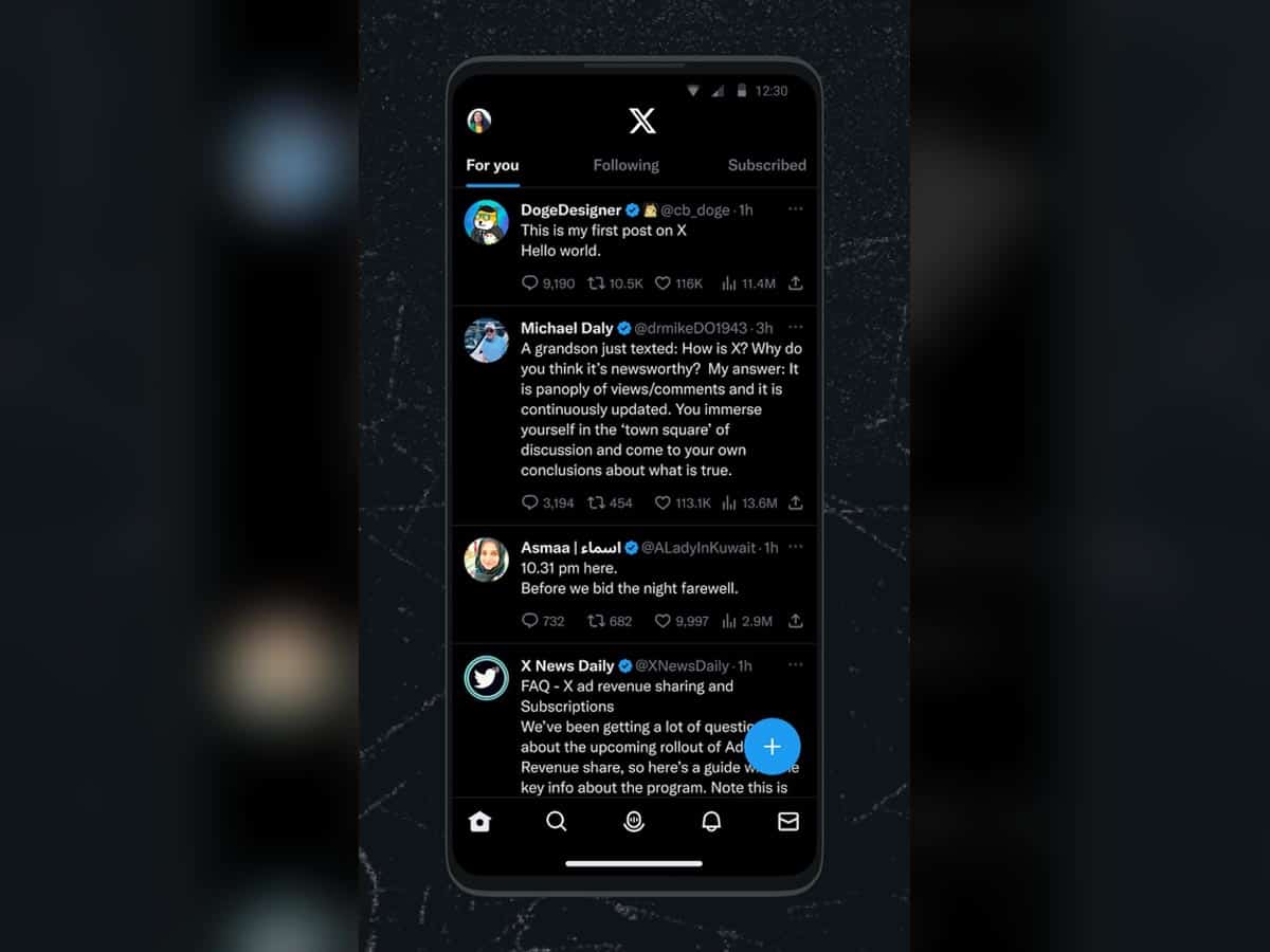Twitter rebrands its Android app to 'X'