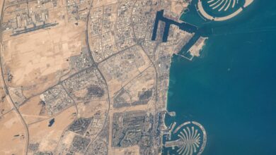 UAE astronaut captures Dubai coastline from space
