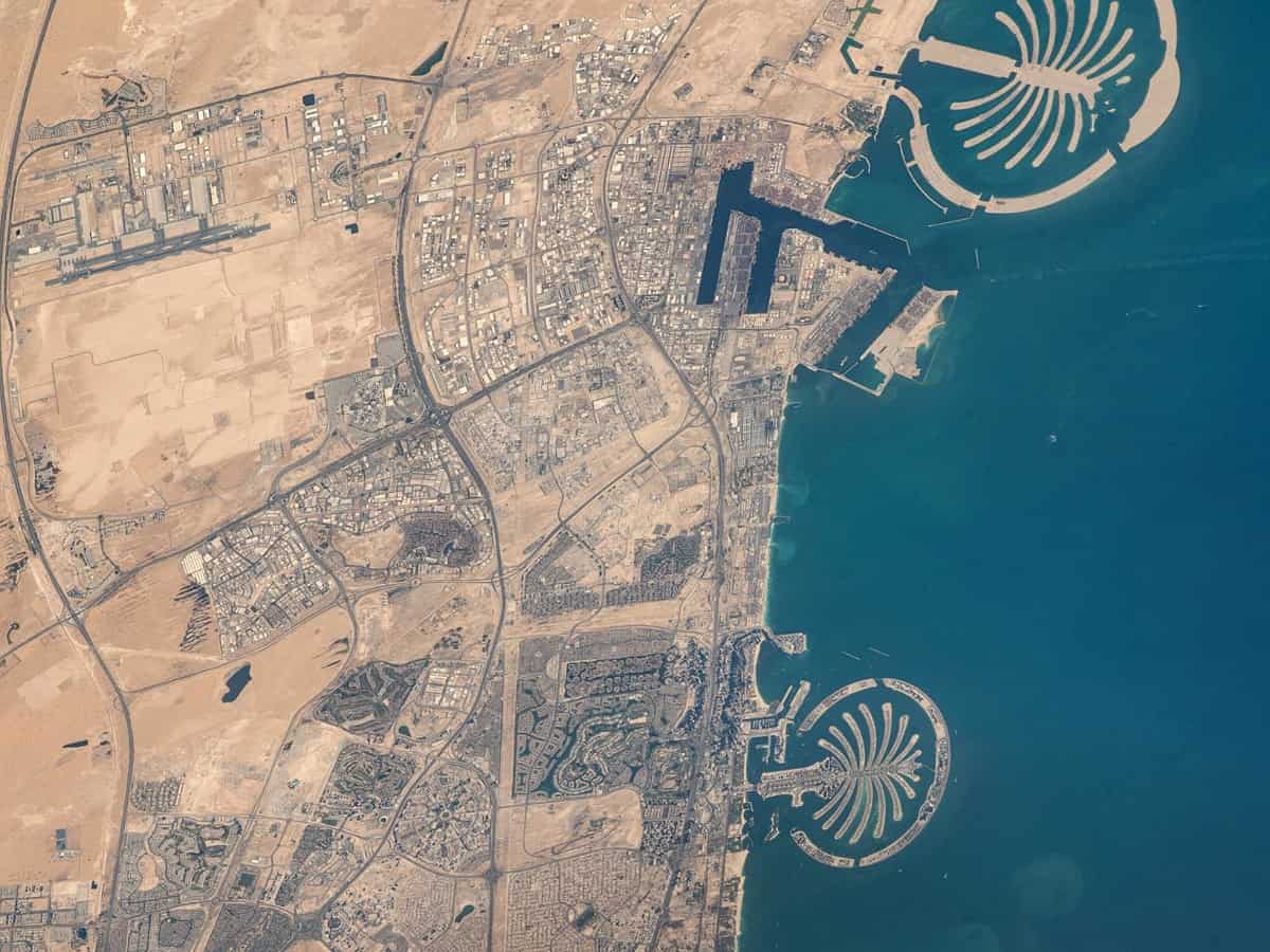 UAE astronaut captures Dubai coastline from space