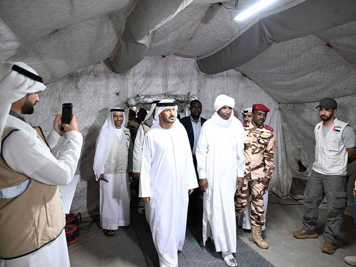 UAE opens field hospital for Sudanese refugees in Chad