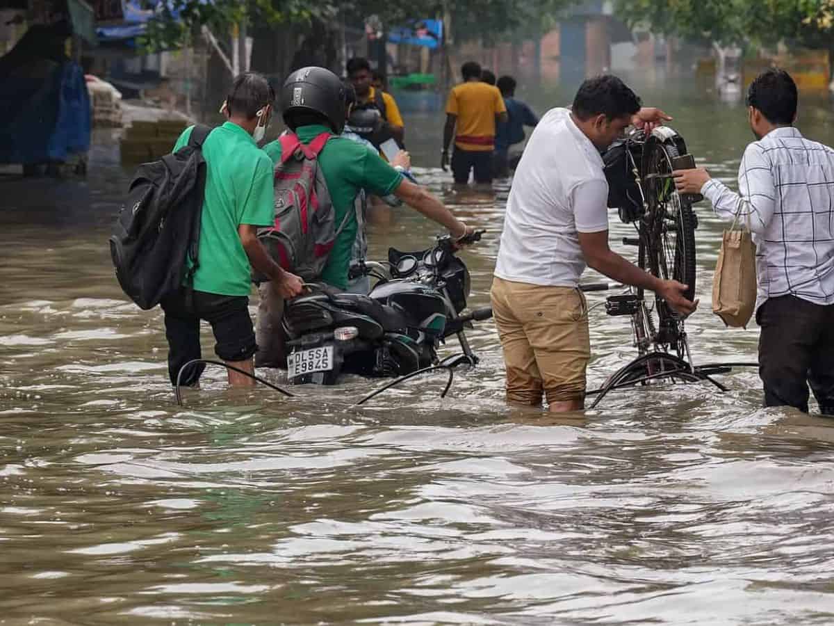 Flooding in Delhi