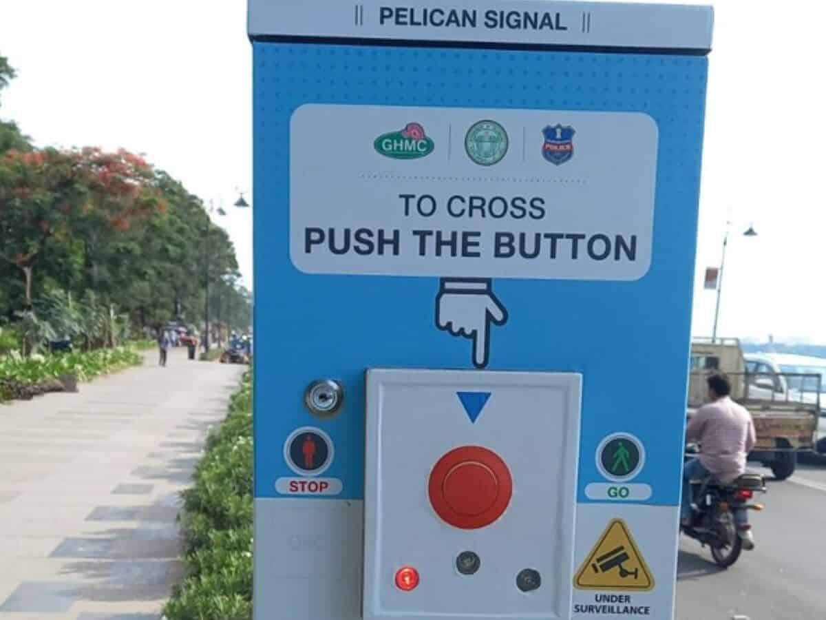 Hyderabad: 44 pelican signals inaugurated across Cyberabad