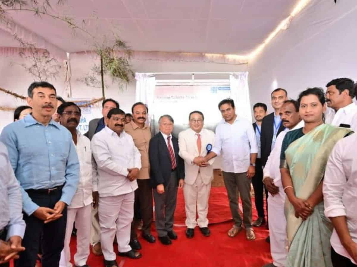 KTR breaks ground for Daifuku, Nicomac ventures at Rangareddy