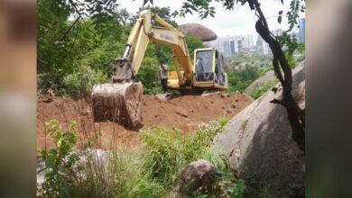 Hyderabad's ancient Khajaguda rocks in danger once again