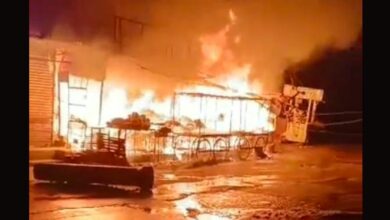 Hyderabad: Fire breaks out near Yakutpura Rly station; 3 shops burnt