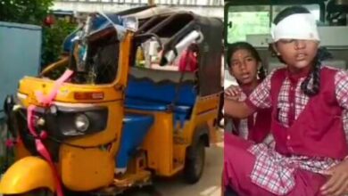 Telangana: Auto loaded with school children overturns; several injured