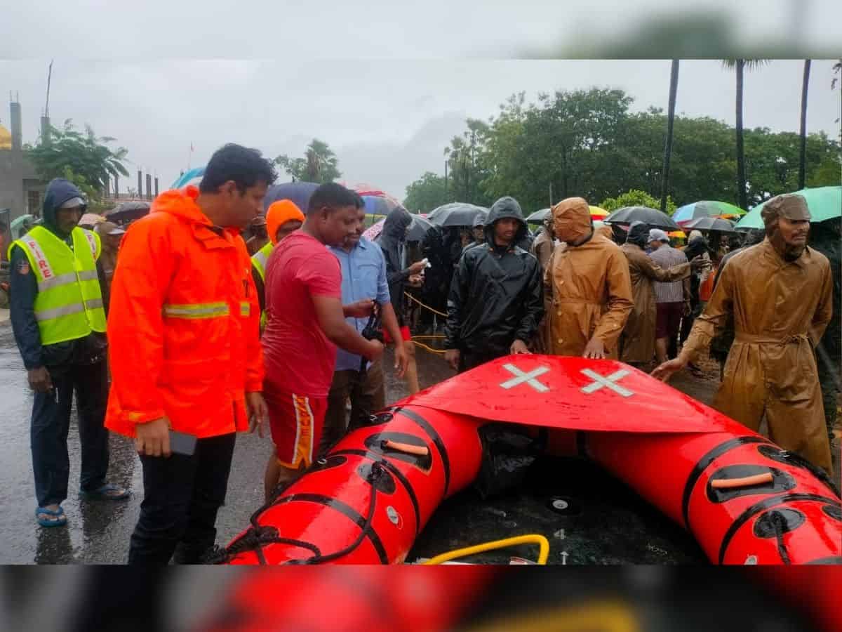 Army helicopters for rescue in flood-hit Telangana village