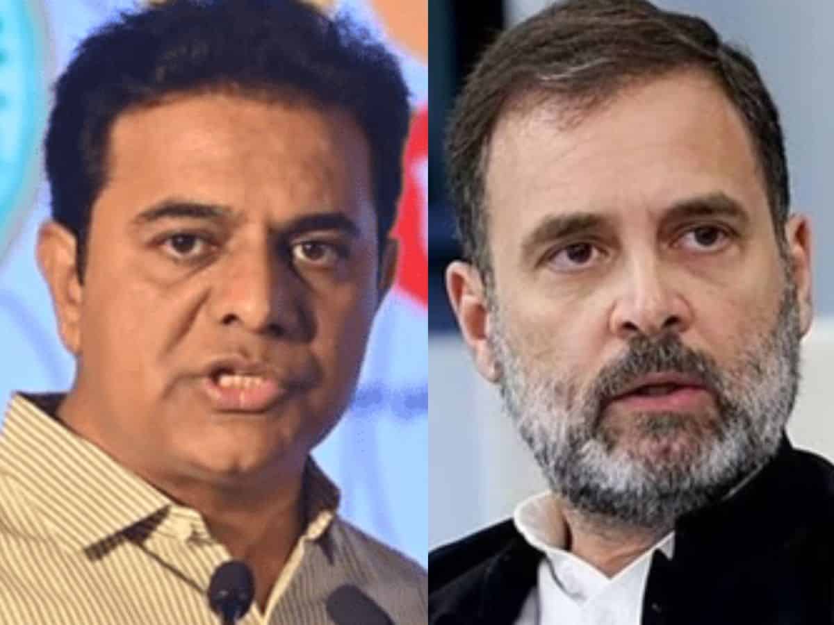 'If you don't speak up now...' KTR questions Rahul Gandhi on UoH land destruction