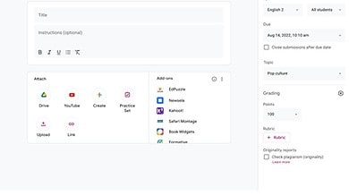 Google Classroom getting feature to disable submissions after due date