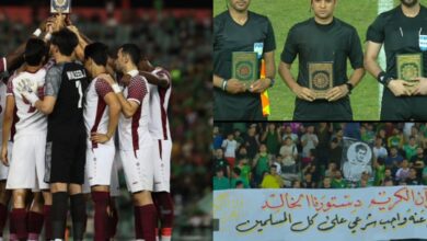 Iraq footballers hold up copy of Quran in response to Sweden incident 