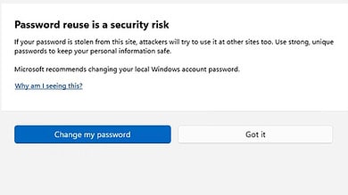 Windows 11 to alert users about unsafe copy & pasted passwords