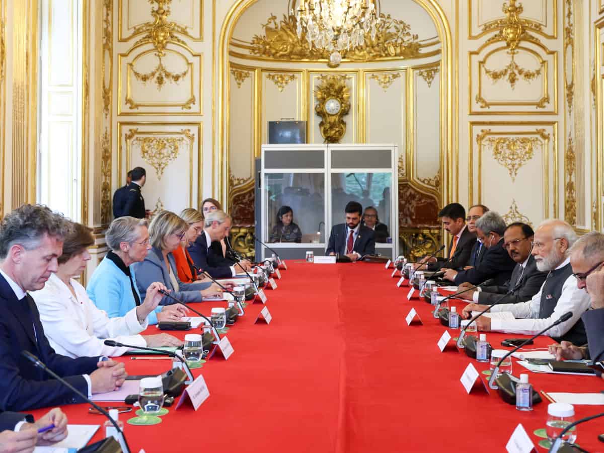 PM Modi holds meetings with French counterpart; discusses ways to bolster ties