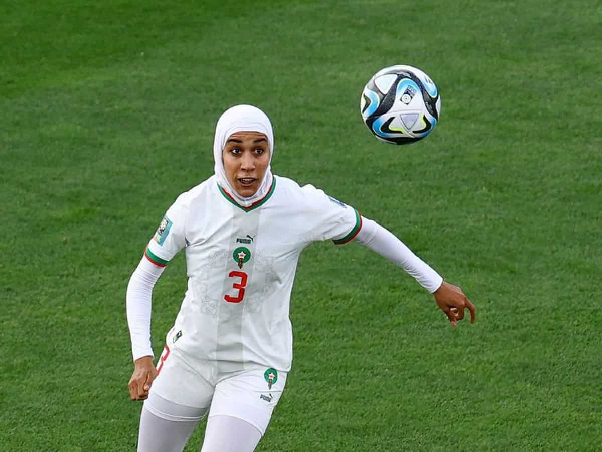 Morocco's Nouhaila Benzina becomes first player to wear headscarf at World Cup