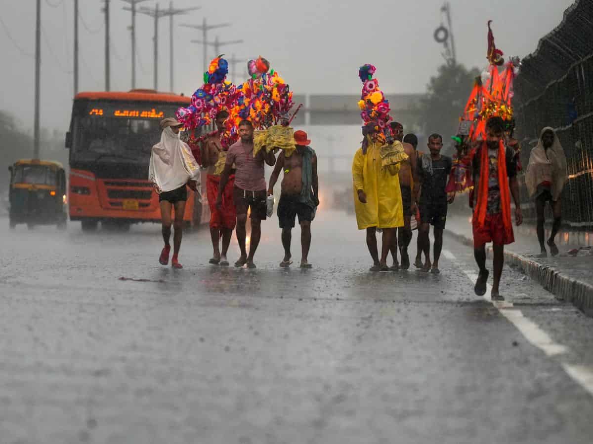 Heavy Rain in Delhi-PTI