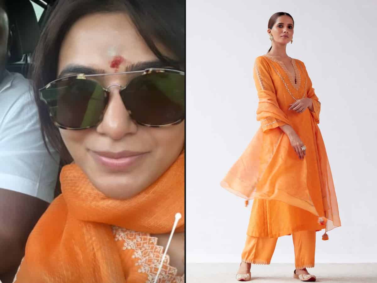 Samantha on spiritual journey: Here's her outfit price