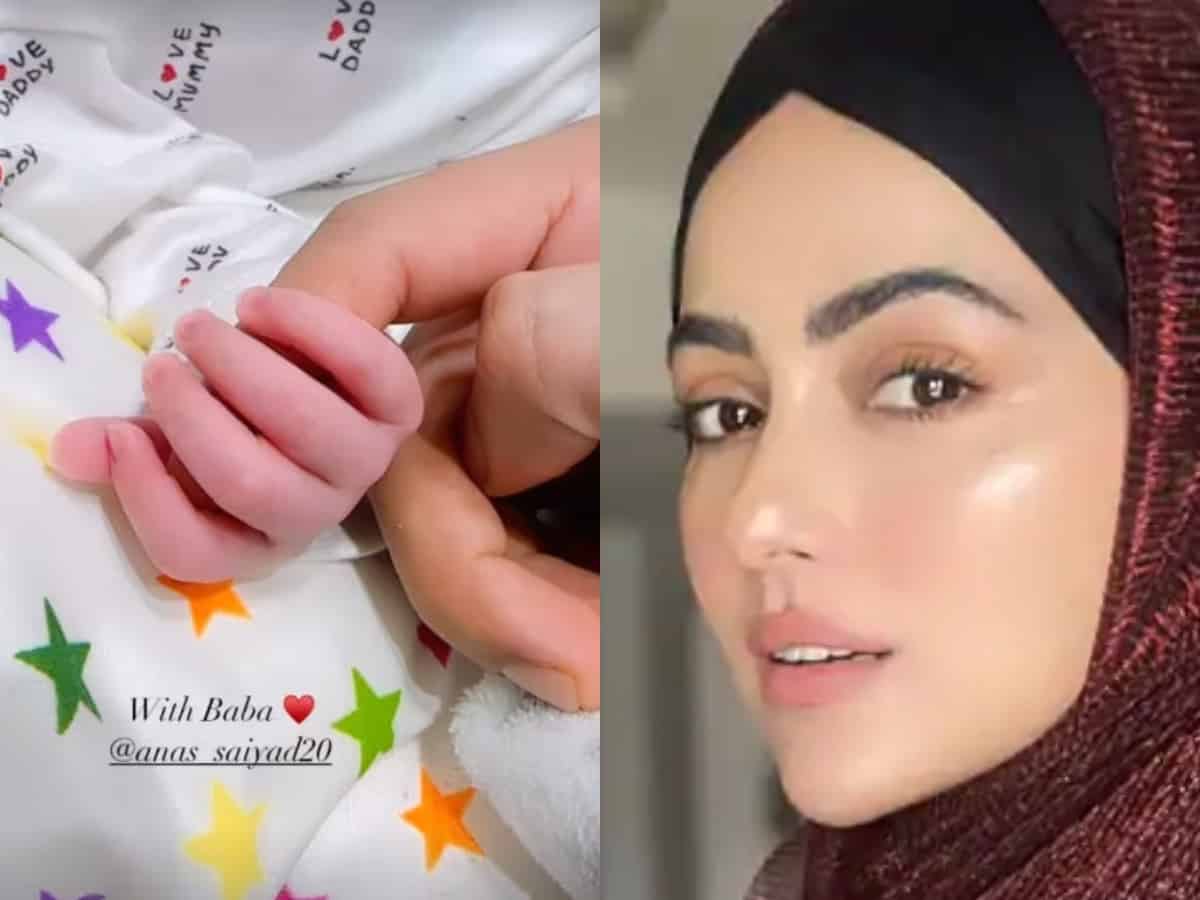 Sana Khan shares new glimpse of her son Tariq Jamil