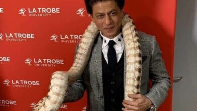 Viral video: Shah Rukh Khan with Python wrapped around his neck