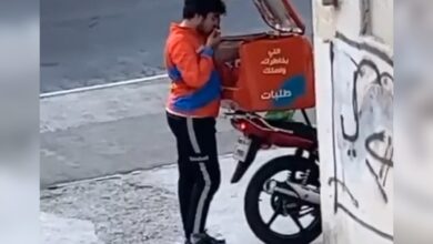 Viral video: Talabat rider seen eating customer's food