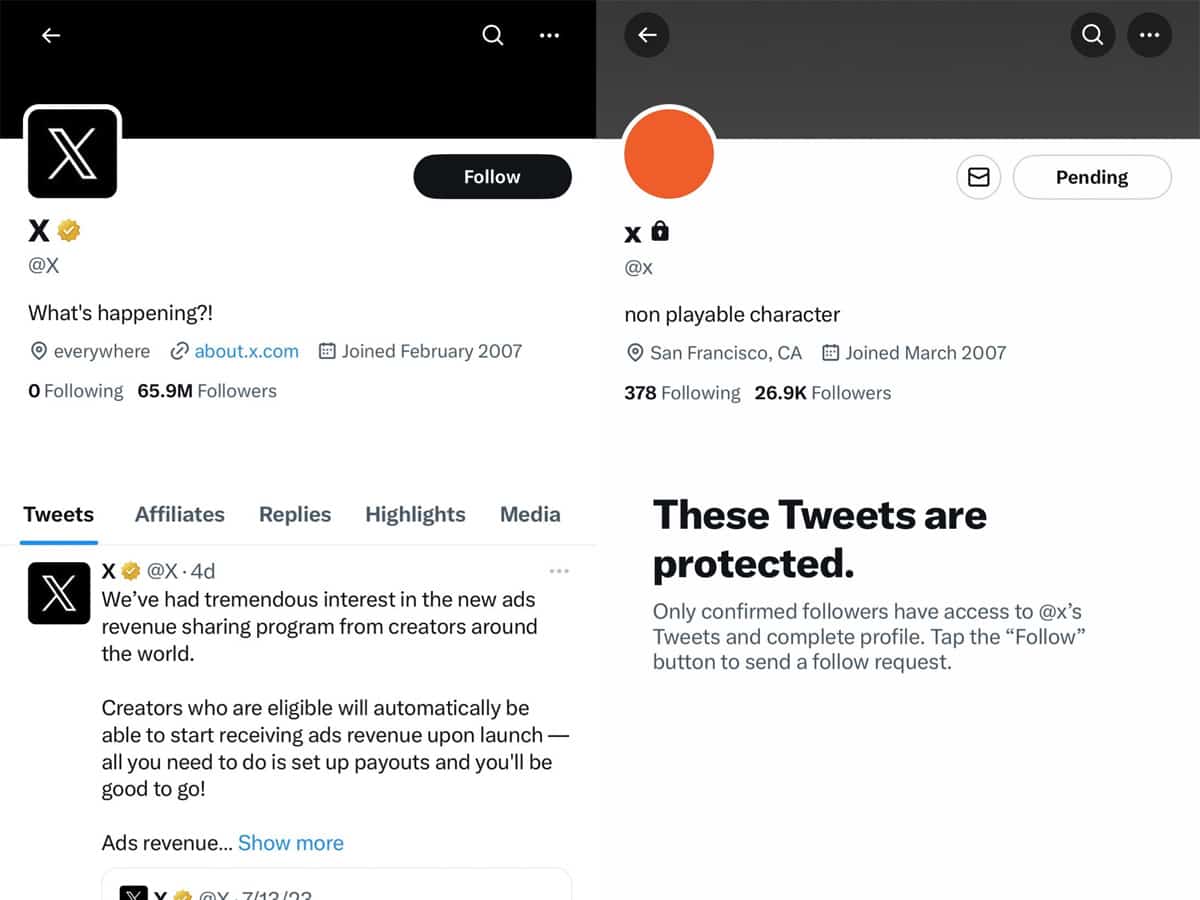 Twitter seizes @x handle without warning or paying owner