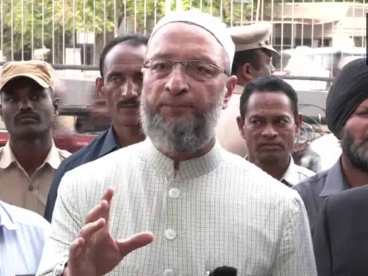 Telangana polls: Asaduddin Owaisi starts door-to-door campaign in Hyderabad