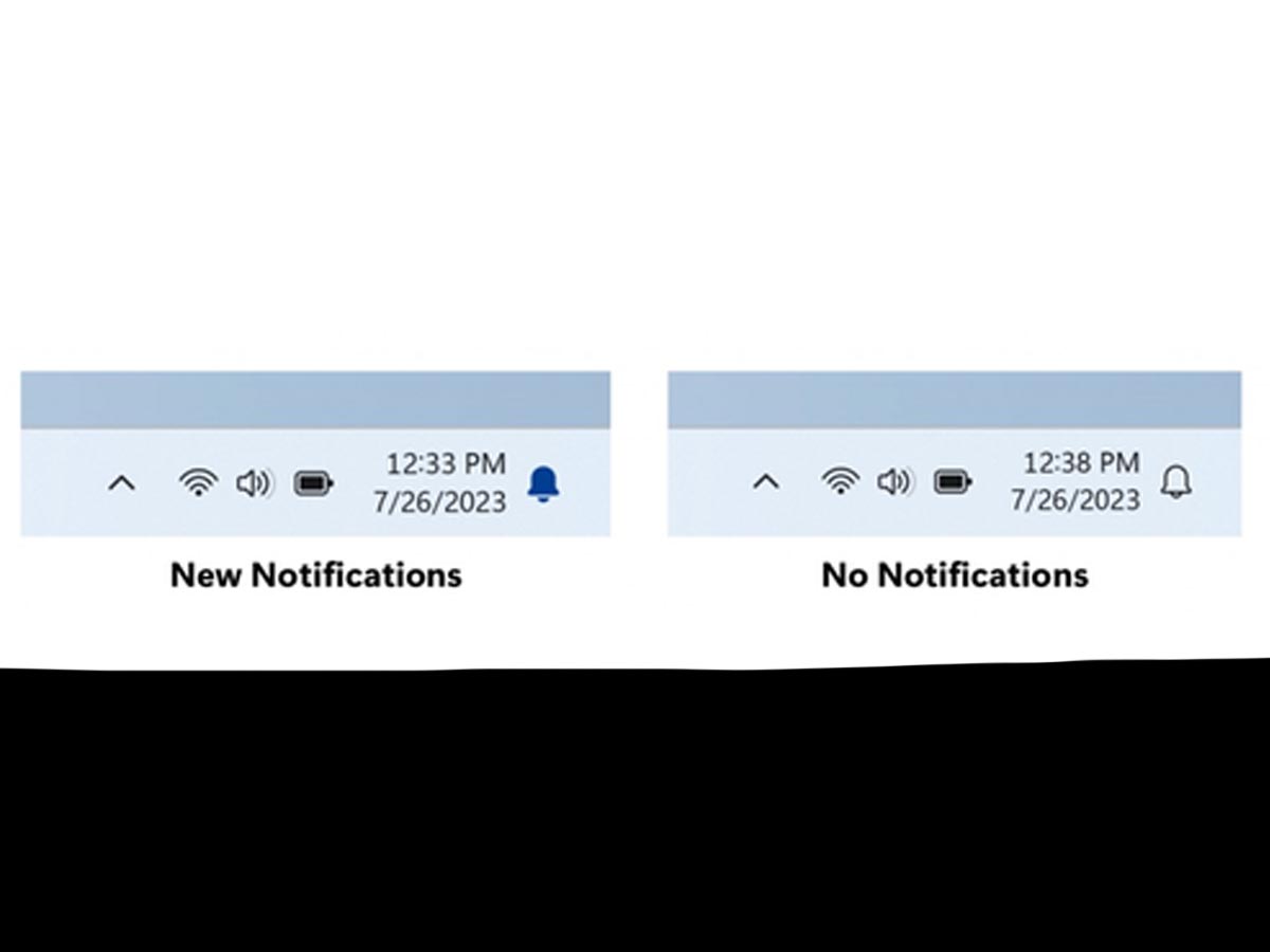 Microsoft to change how notifications appear on Windows 11 Taskbar