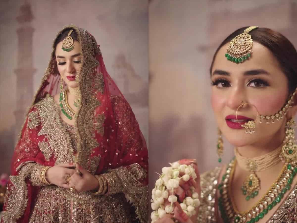 Tere Bin's Yumna Zaidi's photos as 'bride' go viral