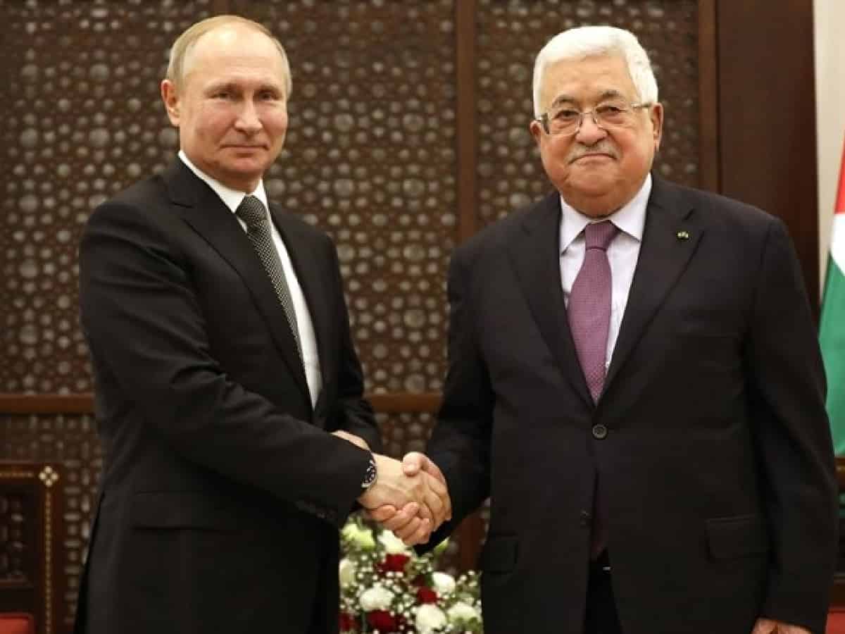 Palestinian, Russian presidents discuss mutual concerns
