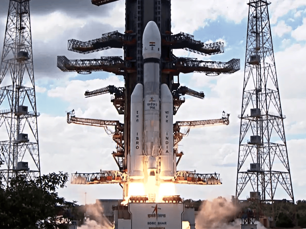 Chandrayaan 3: ISRO's moon mission lifts off into space