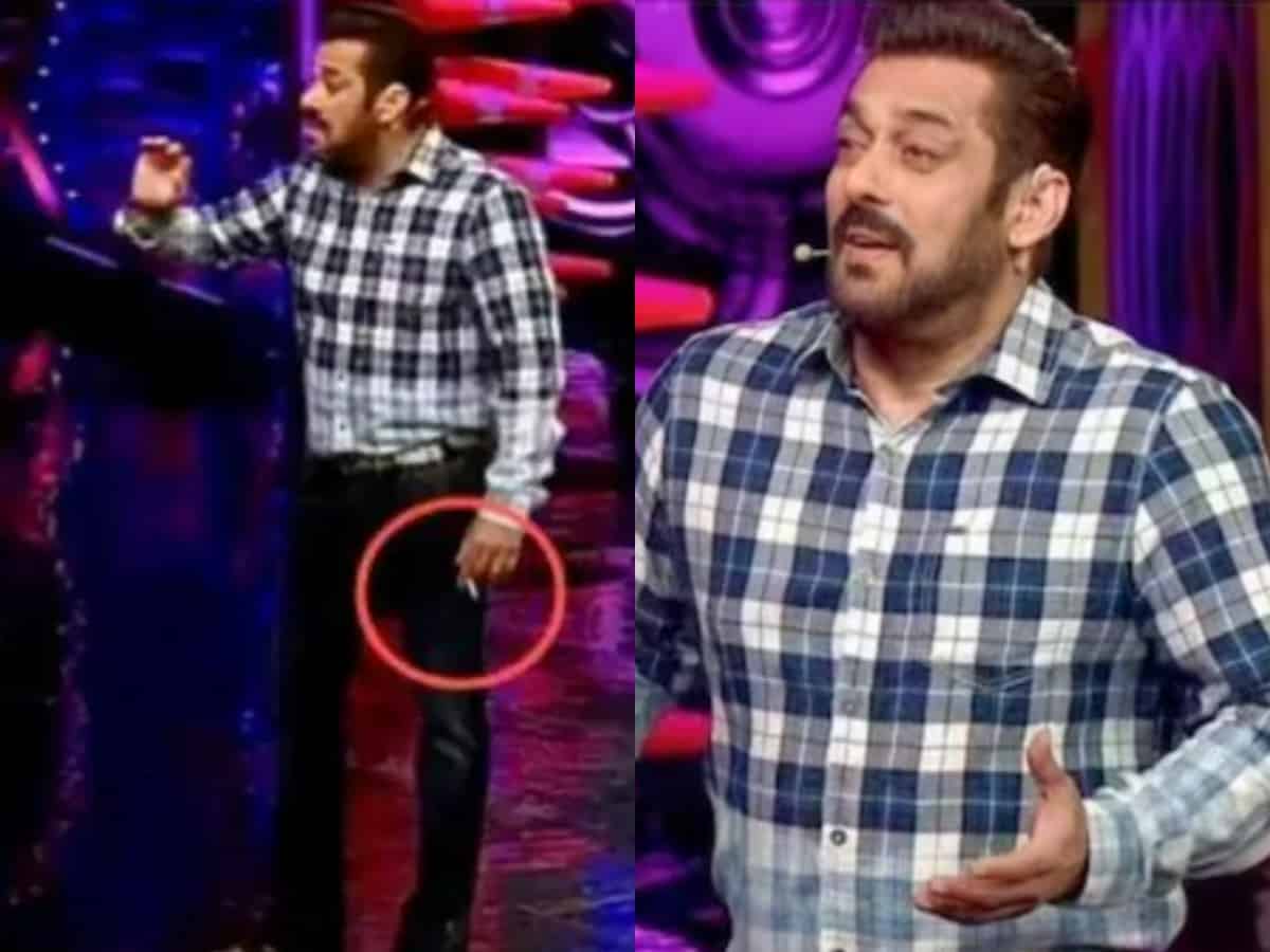 Salman Khan smokes while hosting Bigg Boss OTT 2 - Viral Pic