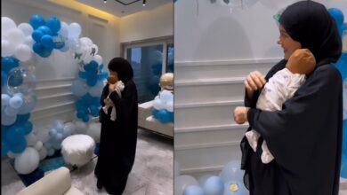 Watch: Sana Khan, her newborn gets a grand welcome at home