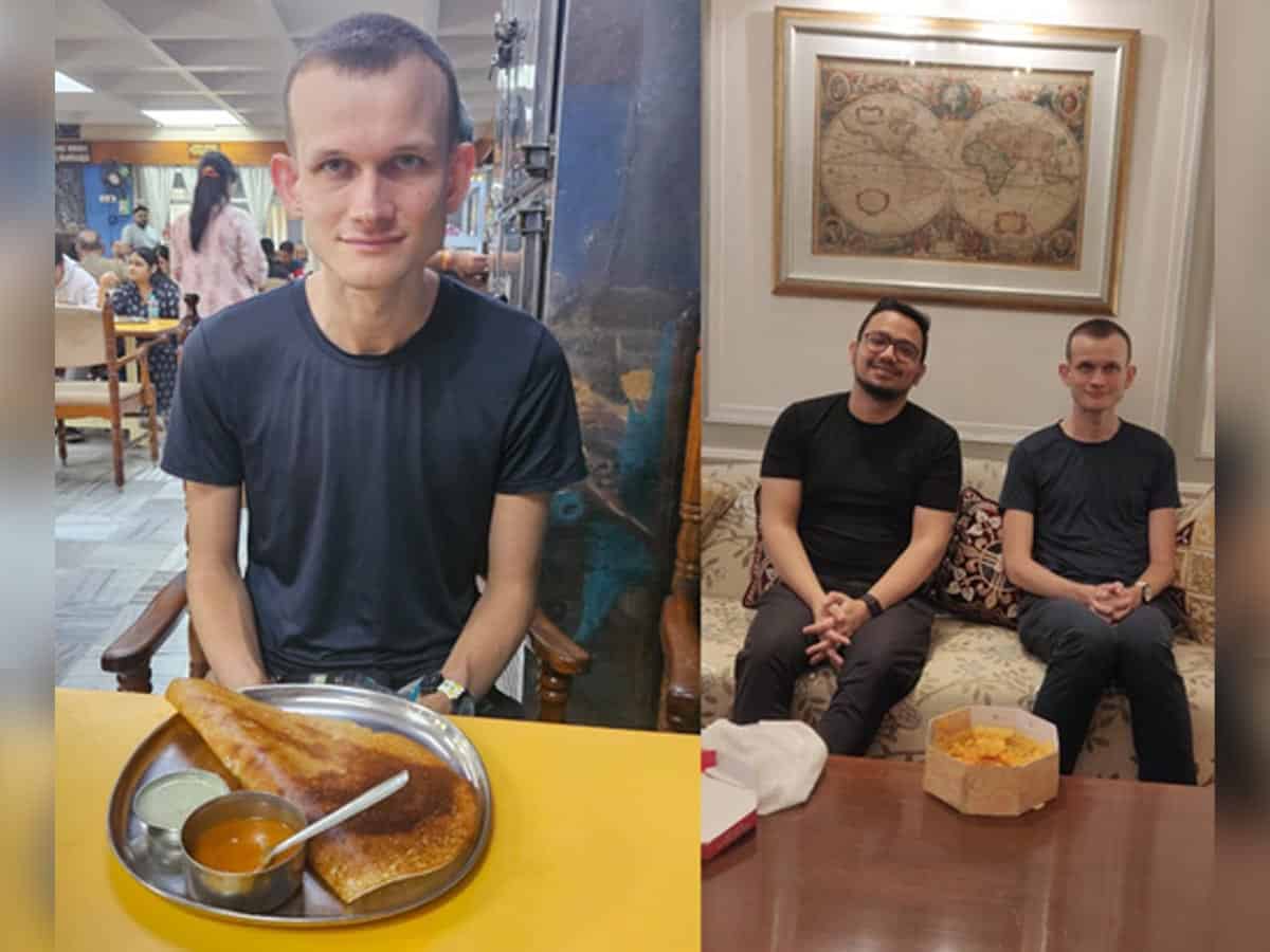 Ethereum founder relishes 'Ghevar', 'Masala Dosa' in India