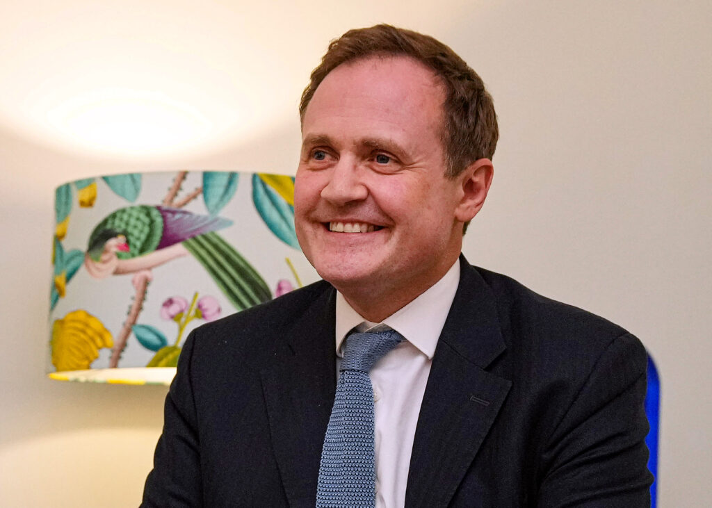 UK Minister Tom Tugendhat in Delhi