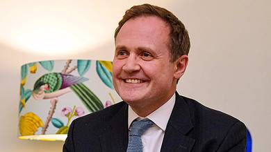 UK Minister Tom Tugendhat in Delhi