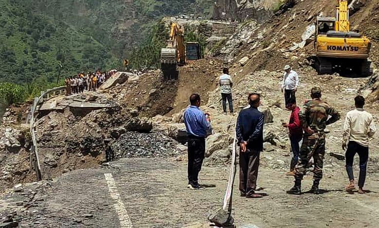 Aftermath of rains in Chamoli
