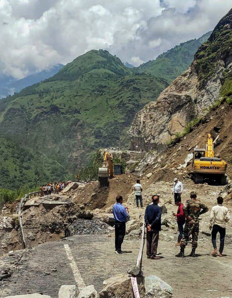 Aftermath of rains in Chamoli