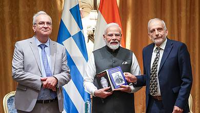 Prime Minister Narendra Modi in Greece