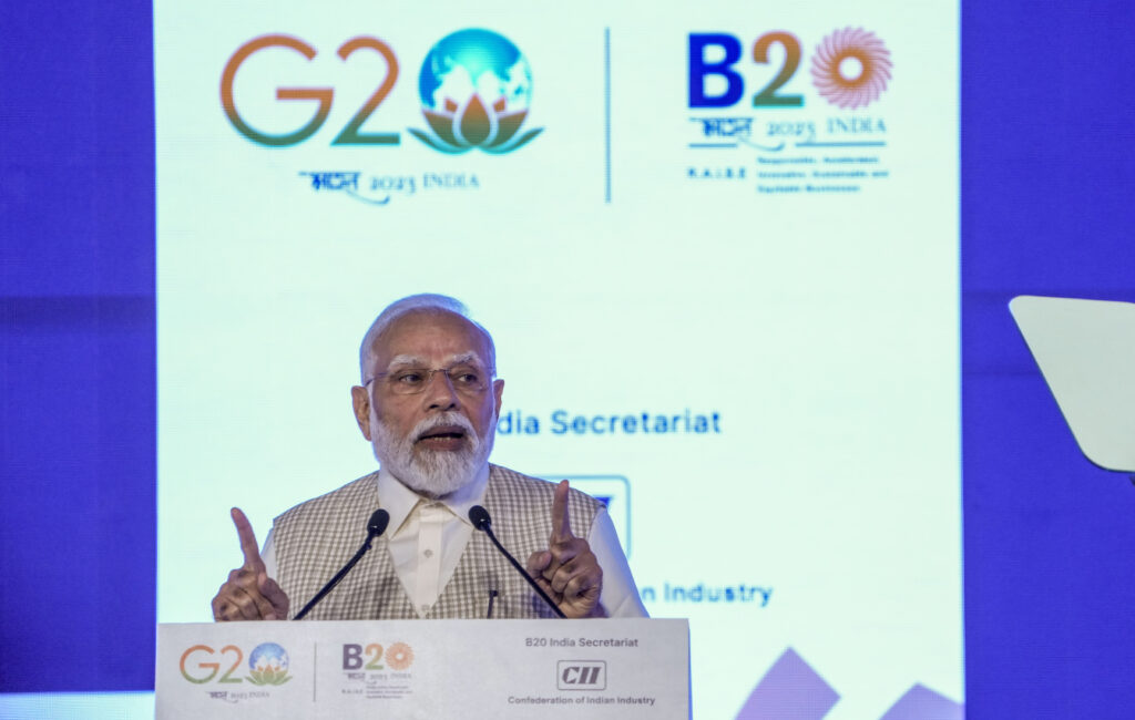 PM addresses B20 Summit India 2023