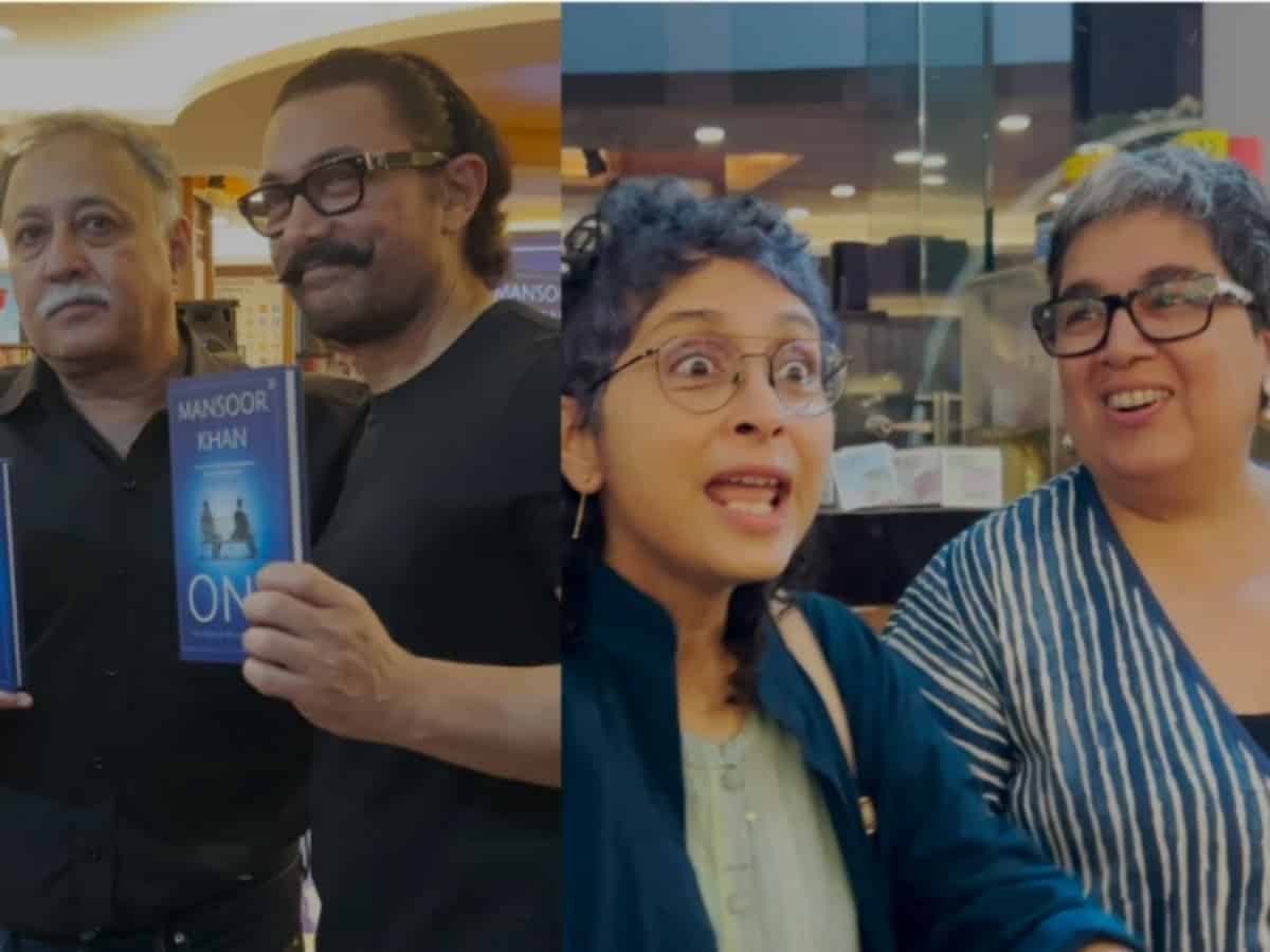 Aamir Khan attends book launch event with ex-wives Reena Dutta, Kiran Rao